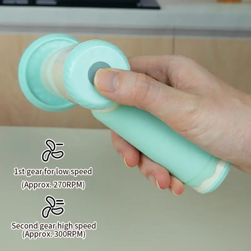 Cordless Cleaning Brush Rechargeable Floor Scrubber Handheld Automatic Cup Washing Brush For Baby Bottles Sink Shower Window