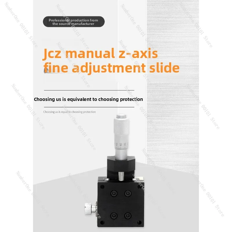 Manual Z-Axis Micro Translation Stage, 1D Precision Lifting Table for Fine Alignment, Laboratory Adjustment Sliding Platform