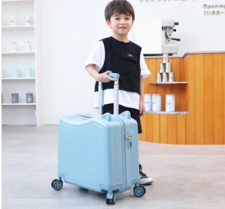 Belbello Baby boarding suitcase Little boy password suitcase Children\'s suitcase Trolley box Girl can mount multi-function