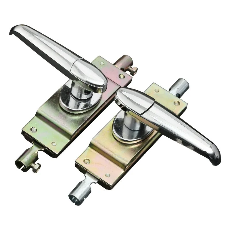 قفل كامة الخزانة الصناعية مقبض سبائك الزنك قفل الباب اليسار اليمين ربط قضيب اللسان قفل مقبض معلق #3