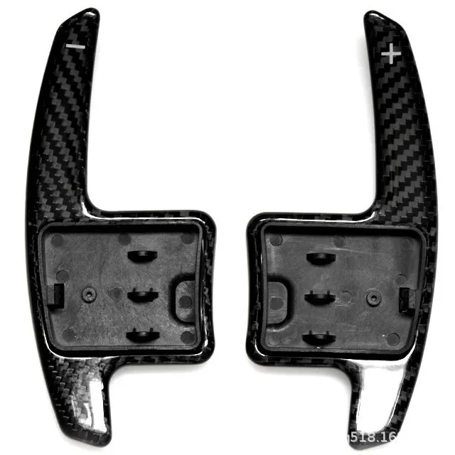 2015-2021 High Level Material carbon fiber modification and replacement of steering wheel shift paddles for For Mustang