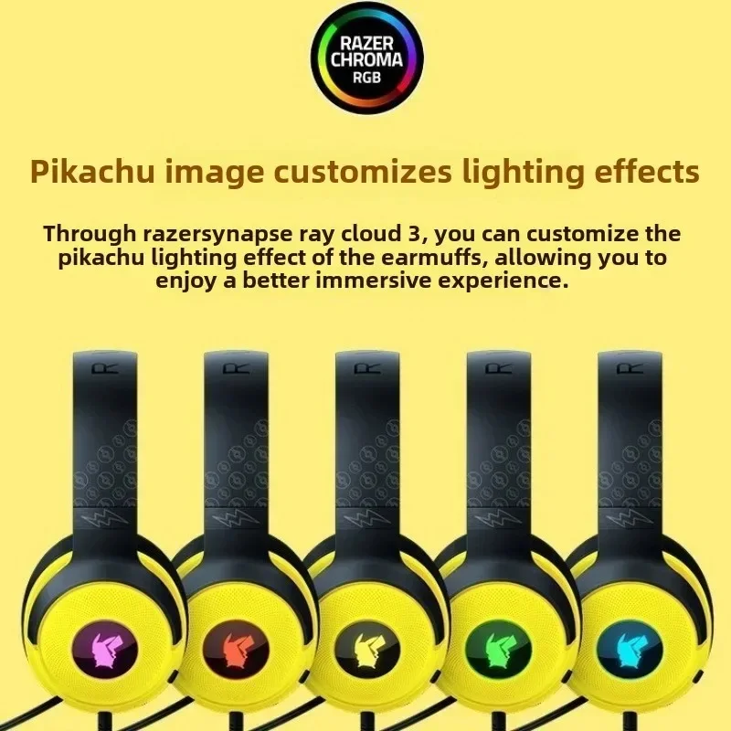 سماعات الألعاب Razer Kraken V3 X Pokemon Pikachu #5