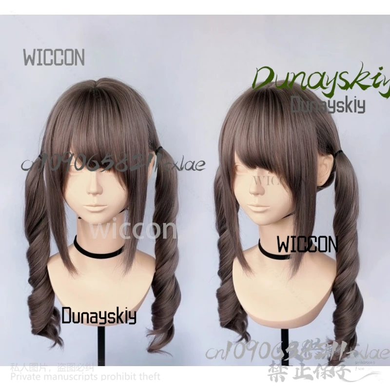 أنيمي Nyashka كوس اليابانية جيراي كي الفتيات تأثيري شعر مستعار اصطناعي لوليتا جميل الحلو Y2K عناقيد حفلة الهالوين كوس JK أغطية الرأس