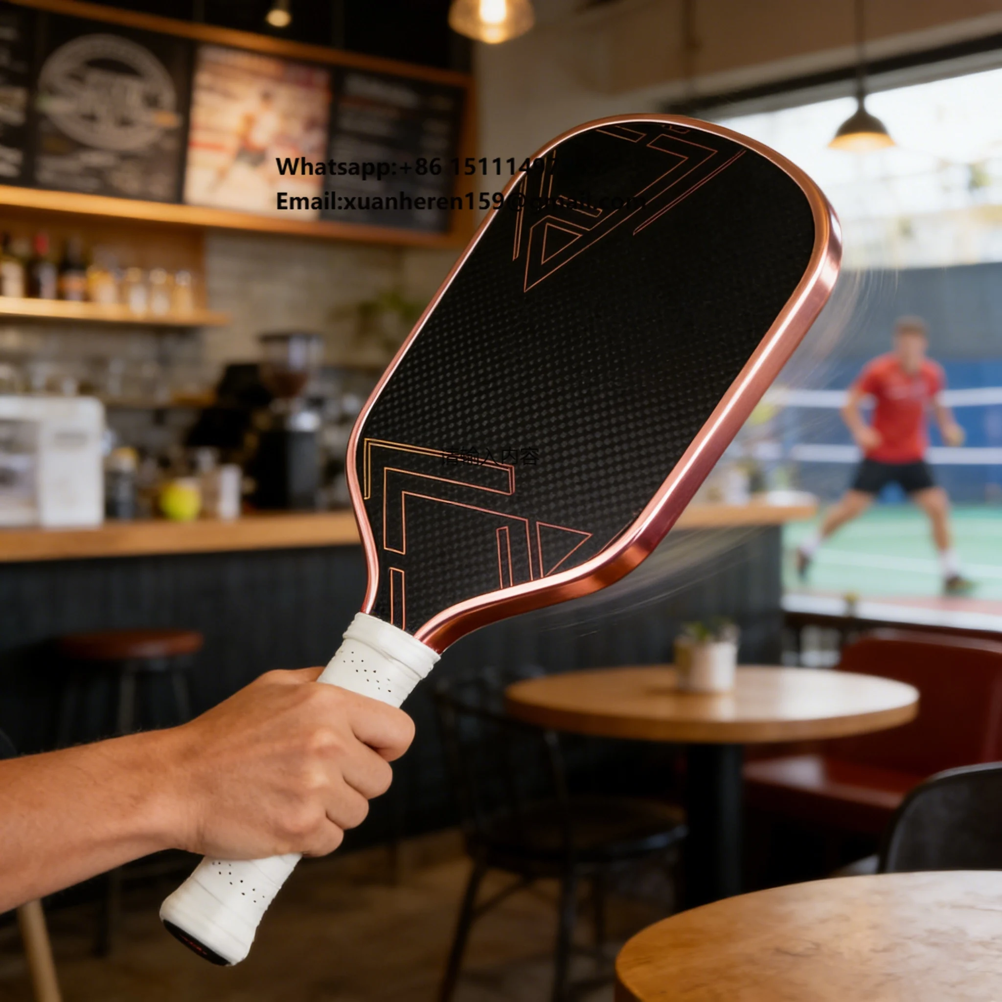 Wholesale Custom Paddle Graphite Pickleball Racket Quiet Pickleball Paddle Silent for Indoor Play Use