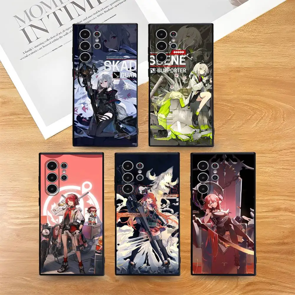 

Anime A-Arknights Phone Case for Samsung S series s21 s22 s23 s24 s25 FE Plus Ultra TPU Soft to Skin-friendly case