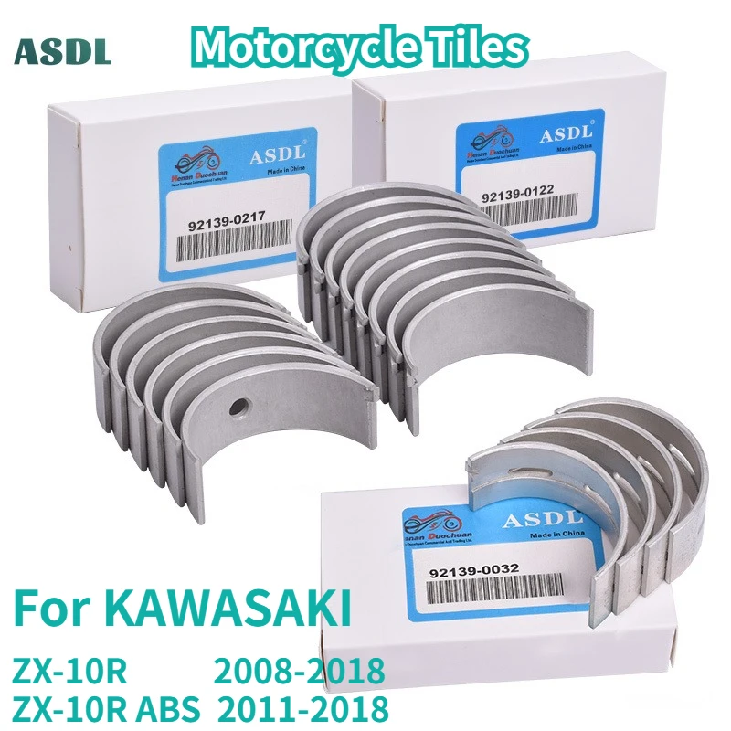 For KAWASAKI ZX-10R 2008-2018 34.5mm 35 STD Motorcycle Connecting Rod Main Crankshaft Bearing ZX10R ABS 2011-2018 ZX 10R ZX1000