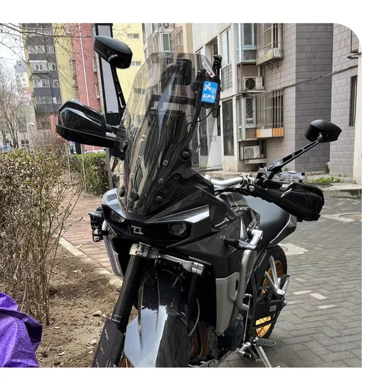 KY800X accessory motorcycle with raised windshield suitable for Colonial Kove 800X rally KY 800X 800 X acrylic windshield