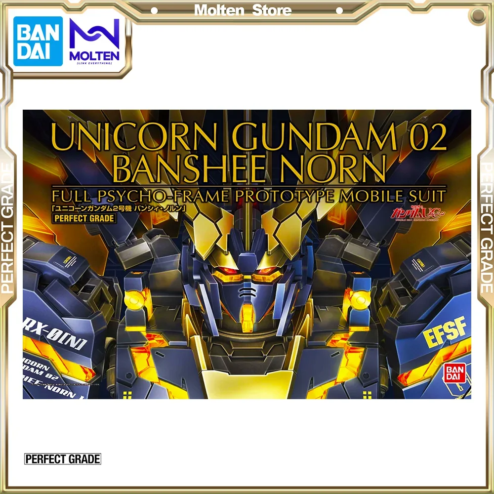 

BANDAI Original PG 1/60 Unicorn Gundam 2 Banshee Norn Mobile Suit Gundam UC (Unicorn) Gunpla Model Kit Assembly/Assembling