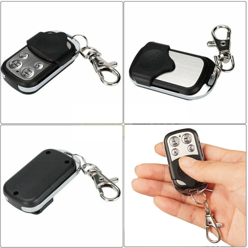 4PCS 433 MHz Remote Control Garage Door Opener Clone Access Controller Gate Keychain Step-By-Step Copy Automation For Sliding PC