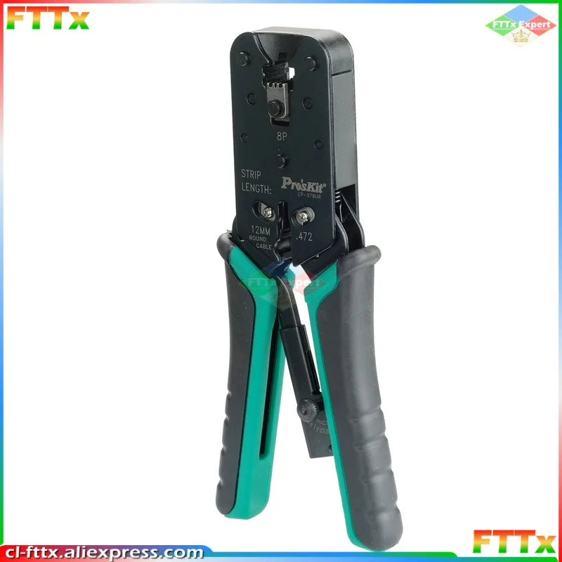 

Pro'skit CP-376UR network pressing pliers 8P plastic steel network vertical pressing pliers network wire repair hand tools