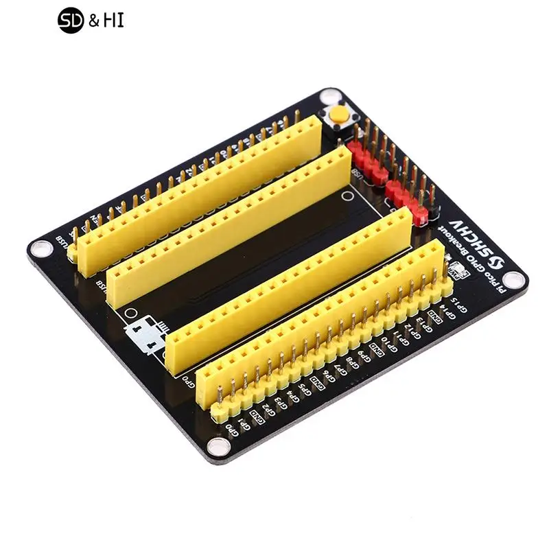 1PCS Raspberry Pi Pico Expansion Board GPIO Breakout Extension Adapter Onboard