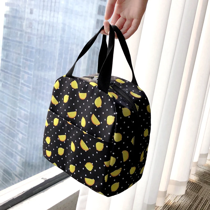 Elegant Ballet Dance Insulated Lunch Bags for Women Gymnastics Art Portable Picnic Bag Thermal Food Storage Bags Tote Lunch Box