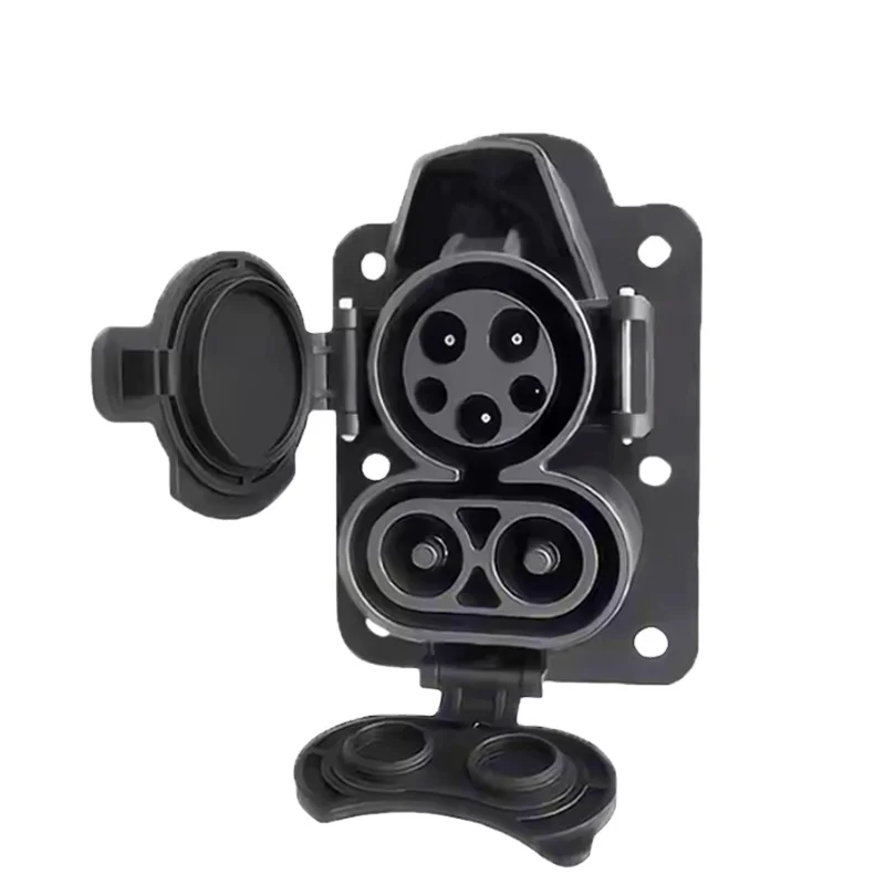 80A 125A 150A 200A CCS1 DC EV Socket for Car Charger Electric Vehicles Inlet Charging Socket