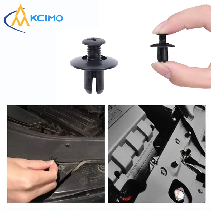 Premium Heavy-Duty Nylon Door Panel Clips with Seal Ring, Fastener Rivet Bumper Retainer Clips, Special Replacement Parts