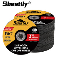 3-100Pcs 75mm Metal Cutting Disc Mini Cut Off Wheel  Resin Circular Saw Blade 10mm Hole forIronStainless Steel Steel Rebar Cutt