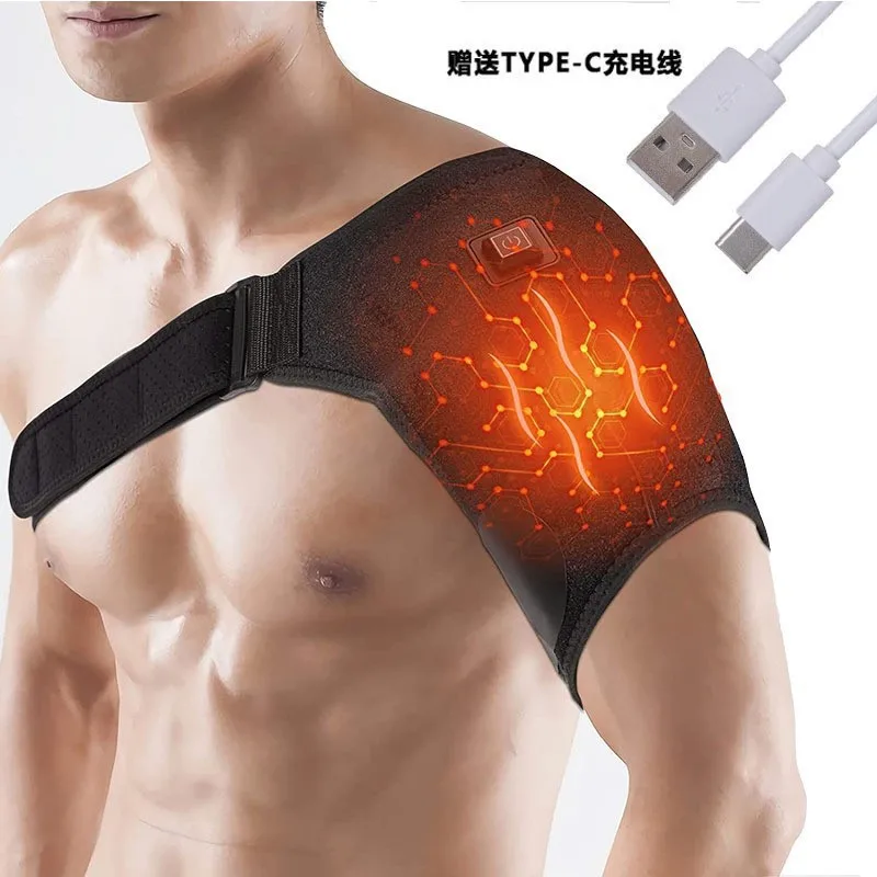 Electric Heating Shoulder Wrap, USB Heated Shoulder Pad, Hot Compress