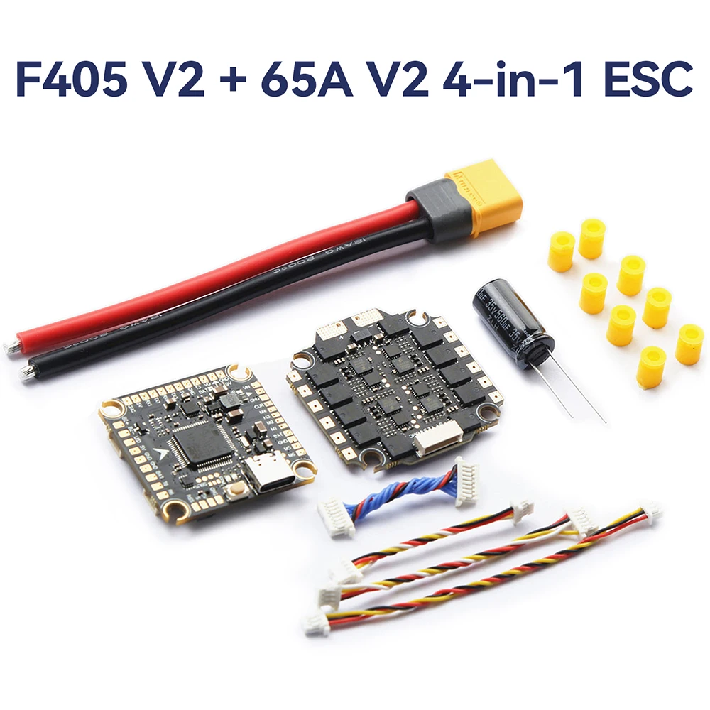 Tracker F405 V2 F4 V3S Flight Control Stack FC Support BetaFlight 50A/65A ESC FPV