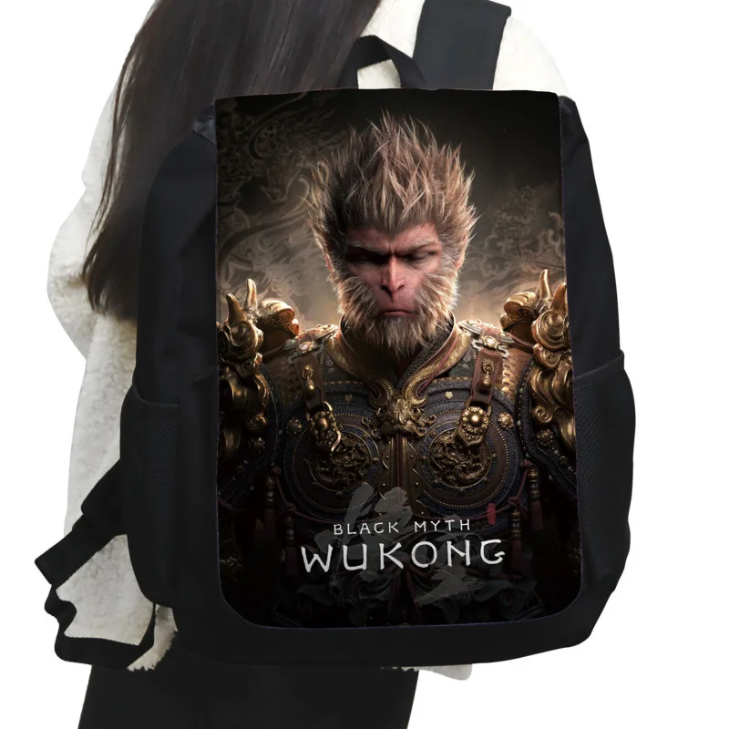 

Black Myth Wukong 3A Game Large Capacity Printed Backpack Students Journey Sun Wukong Schoolbag