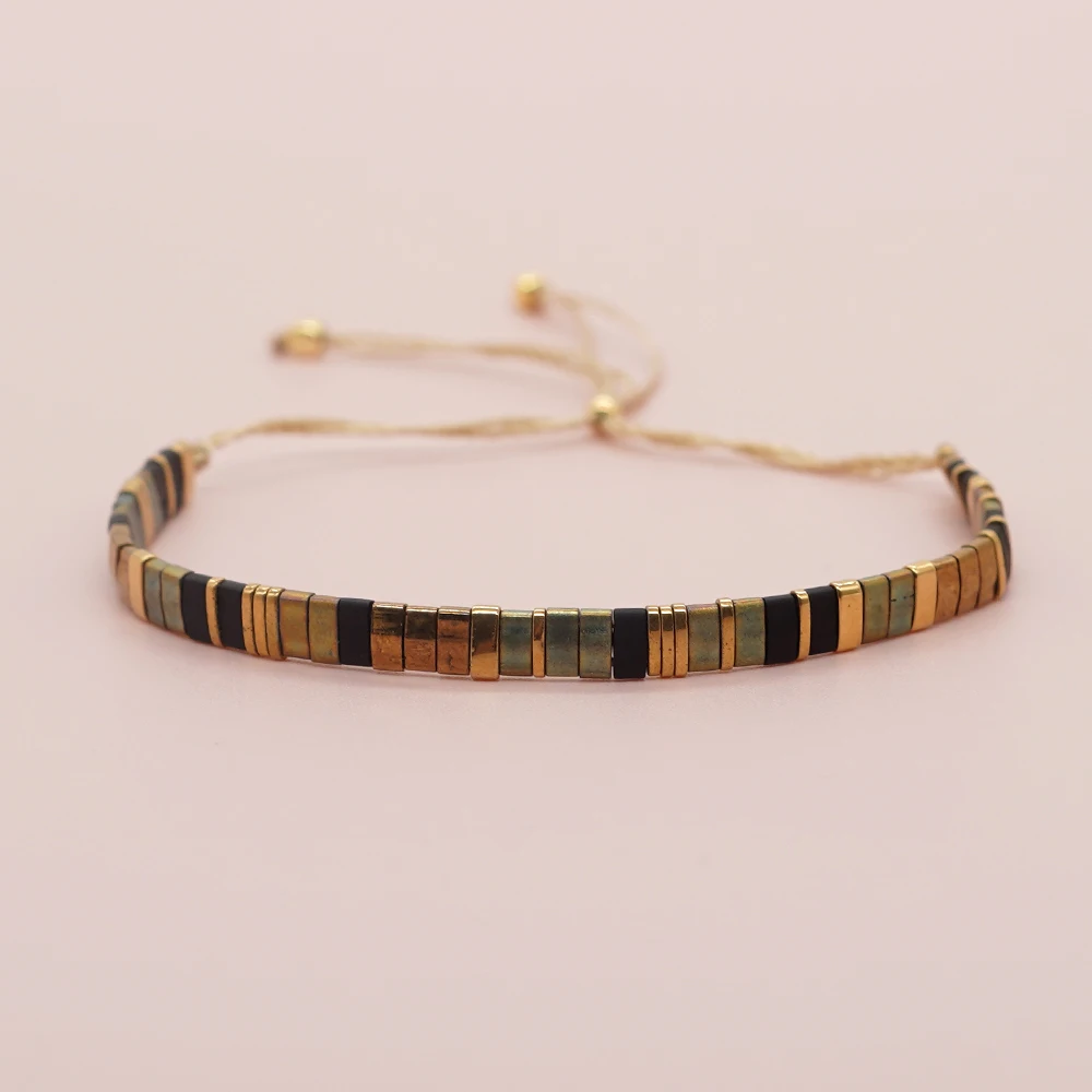 Go2boho New Bohemian TILA Beads Bracelet Handmade Colorful Beads Woven Adjustable Hot Jewelry Christmas Gifts For Friend - view 4