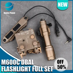 DBAL A2 Airsoft Red Green Laser Dot Indicator Tactical Hunting M300 M600 C Flashlight Dual Control Pressure Switch accsesories