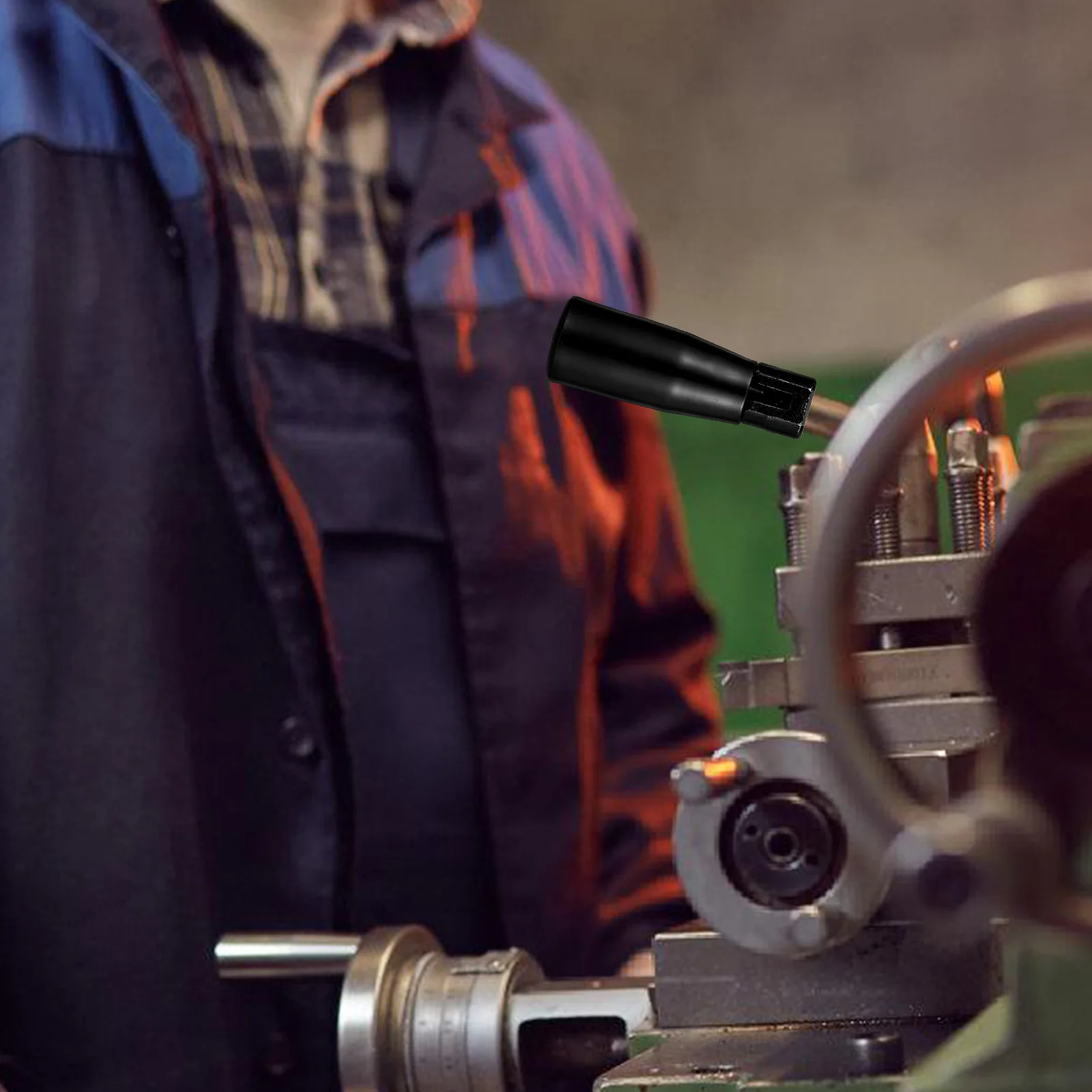 

2Pcs Machine Tool Folding Handle Ergonomic Foldable Revolving Handwheel for Lathe Crank Replacement Grip Lathe Crank Handle