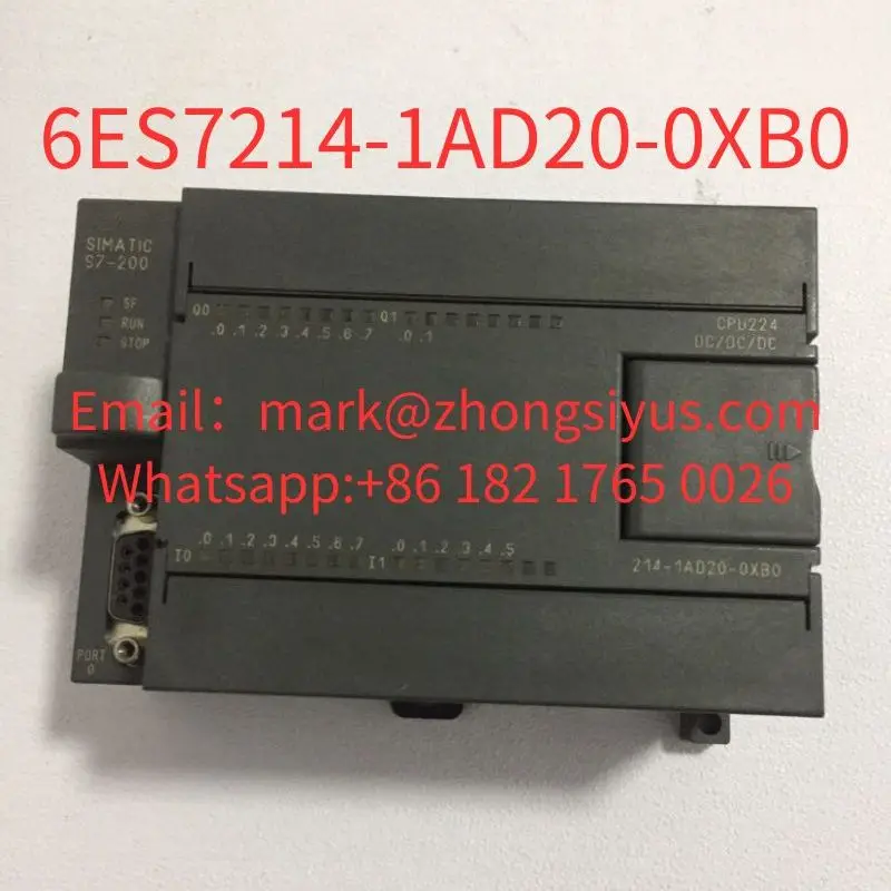 

6ES7214-1AD20-0XB0 Used Tested OK In Good Condition SIMATIC S7-200, CPU 224, COMPACT UNIT, DC POWER SUPPLY