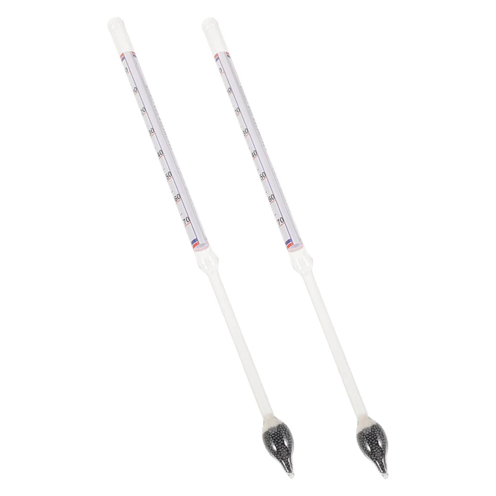 

2 Pcs Sugar Hydrometers Glass Density Liquid Measurements for Maple Syrup Making