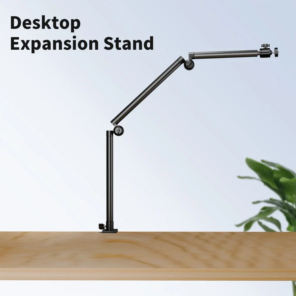 SH Desk C Folding Stand Flexible Shape Mount Metal Bracket Stand 2kg Load Support Ball Head Light Projector Smartphone Camera