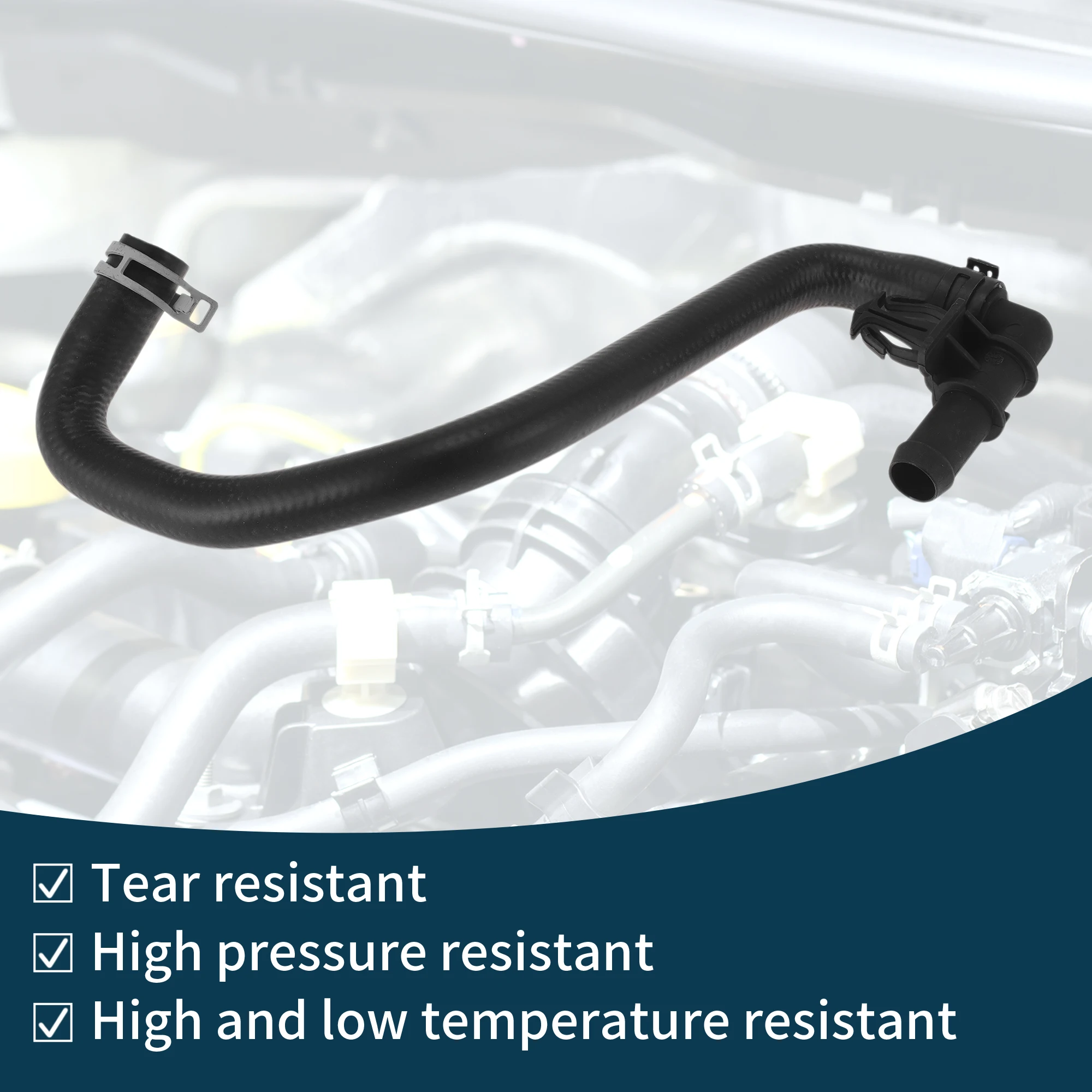 UXCELL خرطوم المبرد رقم JX6118N345FC لأنبوب المبرد المطاطي Ford Focus 1.0T 2018 #4