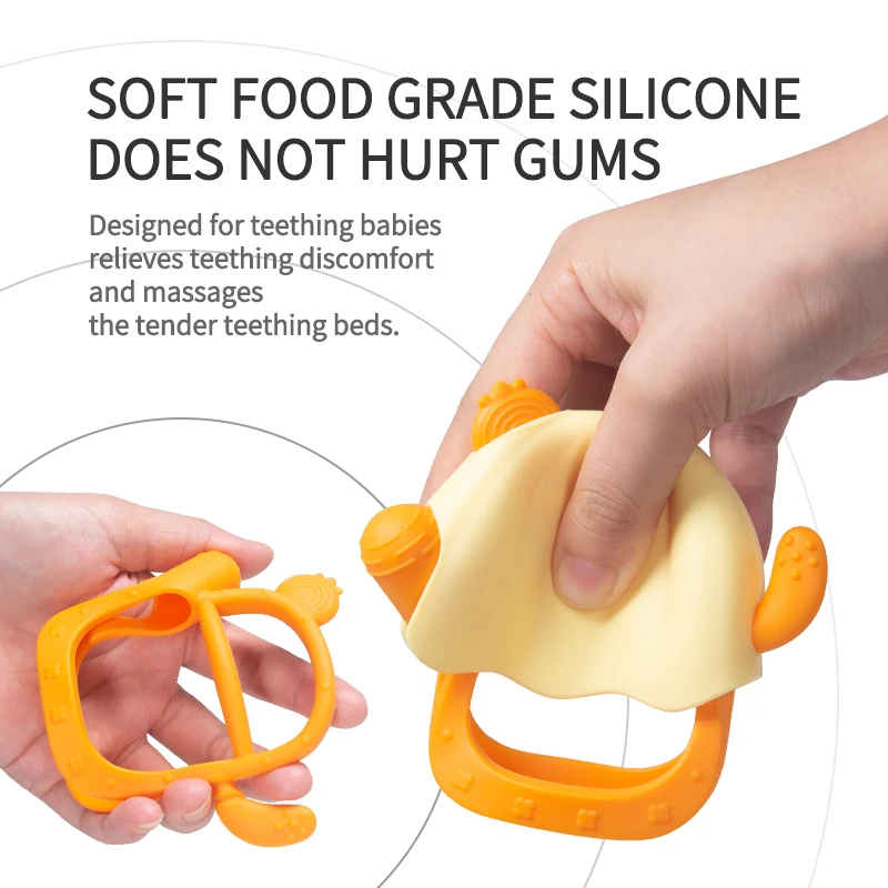 1 pz giocattoli per massaggiagengive per bambini da 0 a 12 mesi allenamento forza di presa forma di cactus bambino rinato morbido silicone accessorio per bambini giocattolo da masticare