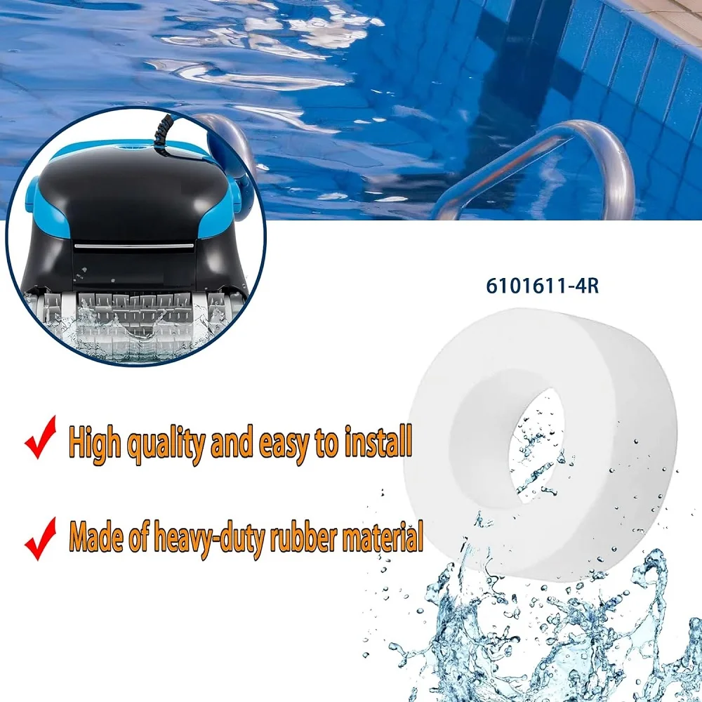 Climbing Rings for Robotic Pool Cleaner 6101611-4R Compatible with Dolphin M200,M400,M500,DX3/DX4/DX6 and More 4 Pack