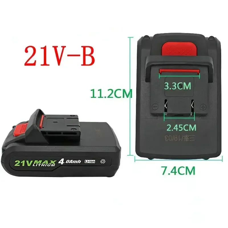 

2021New 21v31v3000mah electric tool general rechargeable lithium battery electric screw driver electric drill lithium ion batter