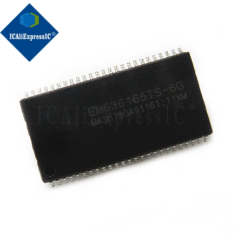 5pcs/lot EM636165TS-6G EM636165TS EM636165 TSOP-50 In Stock