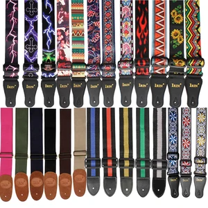 Einstellbarer Polyestergürtel, hochwertiger Druck, ethnischer Stil, reines Baumwoll, Stickseil, Gitarrenzubehör 8 Hauptverkäufe personalisierte Belt Gitarre - №3