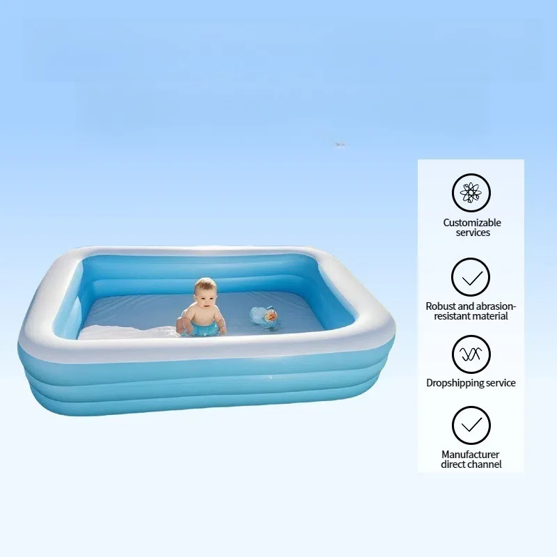 

Надувной уличный бассейн 2026 для взрослых и детей, для домашнего использования, складной, утолщенный, утепленный