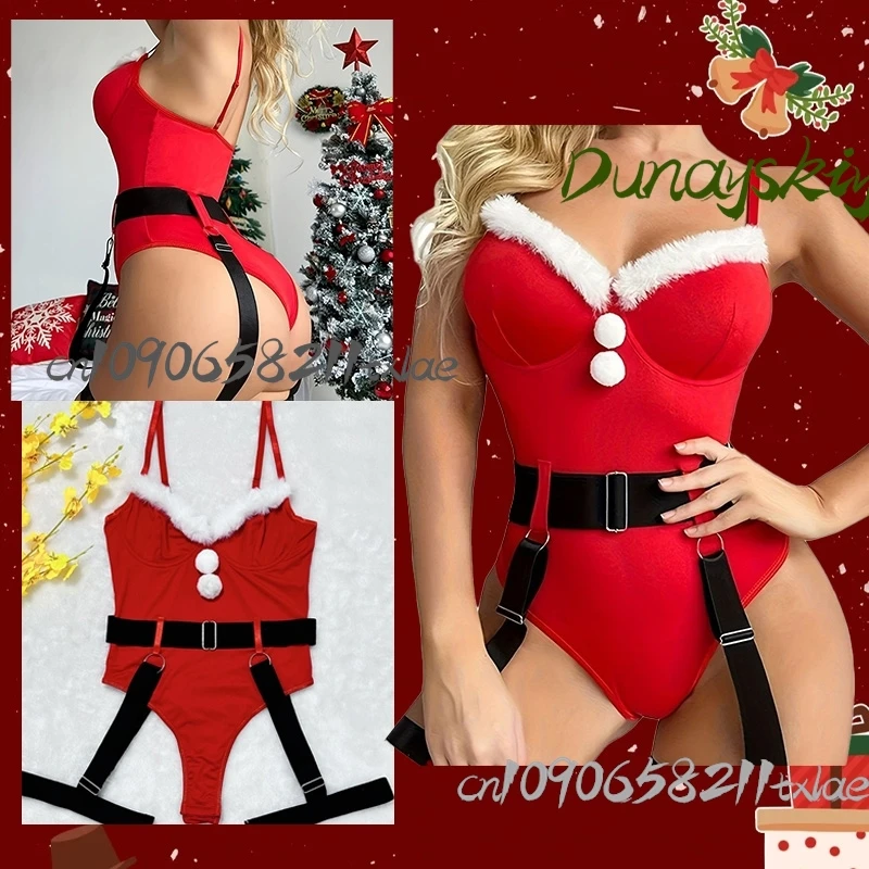 

Рождественские женские сексуальные костюмы для косплея для взрослых Jirai Kei, ночной клуб, сексуальная вечеринка, Хэллоуин, Рождественские пижамы, косплей