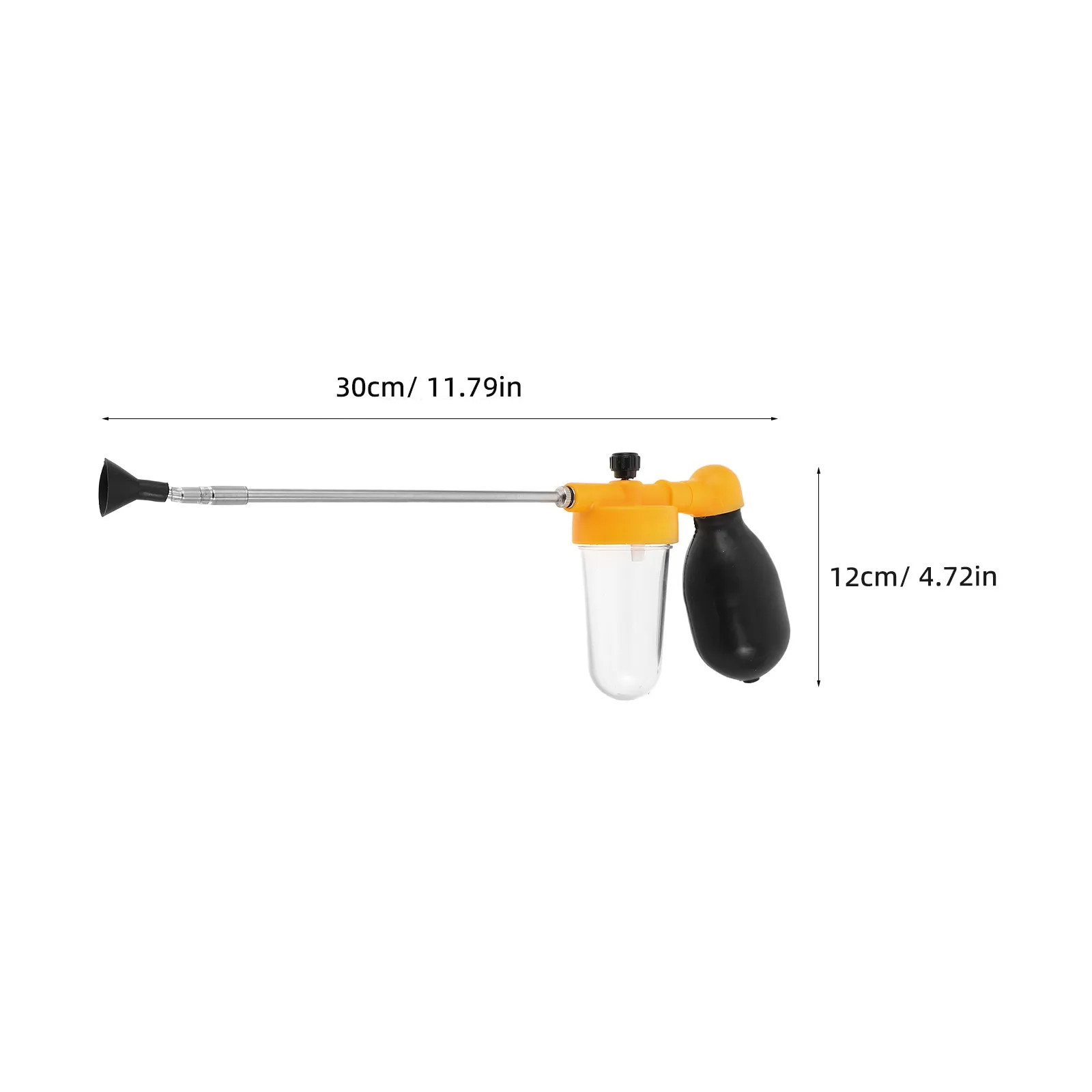 Diatomaceous Earth Duster Bottle Telescopic Adjustable Vegetable Pollination Sprayer Manual Hand Pollinator Dispenser Gardening