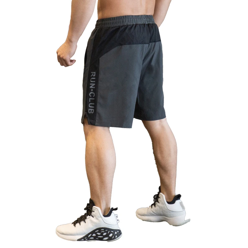 2026 spandex Fitness Running Shorts Men Sport Shorts Breathable Quick Drying Training Gym Sport Shorts Joggers Zip pocket Shorts