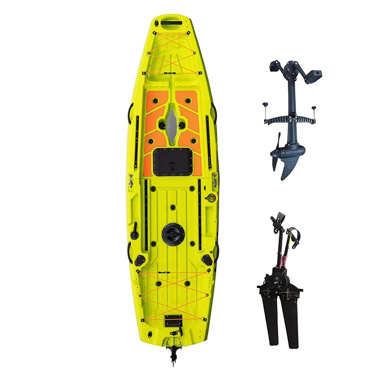 Reemplazo de accesorios para Kayak marino, sistema de hélice de Pedal de Kayak de plástico duradero, peso ligero