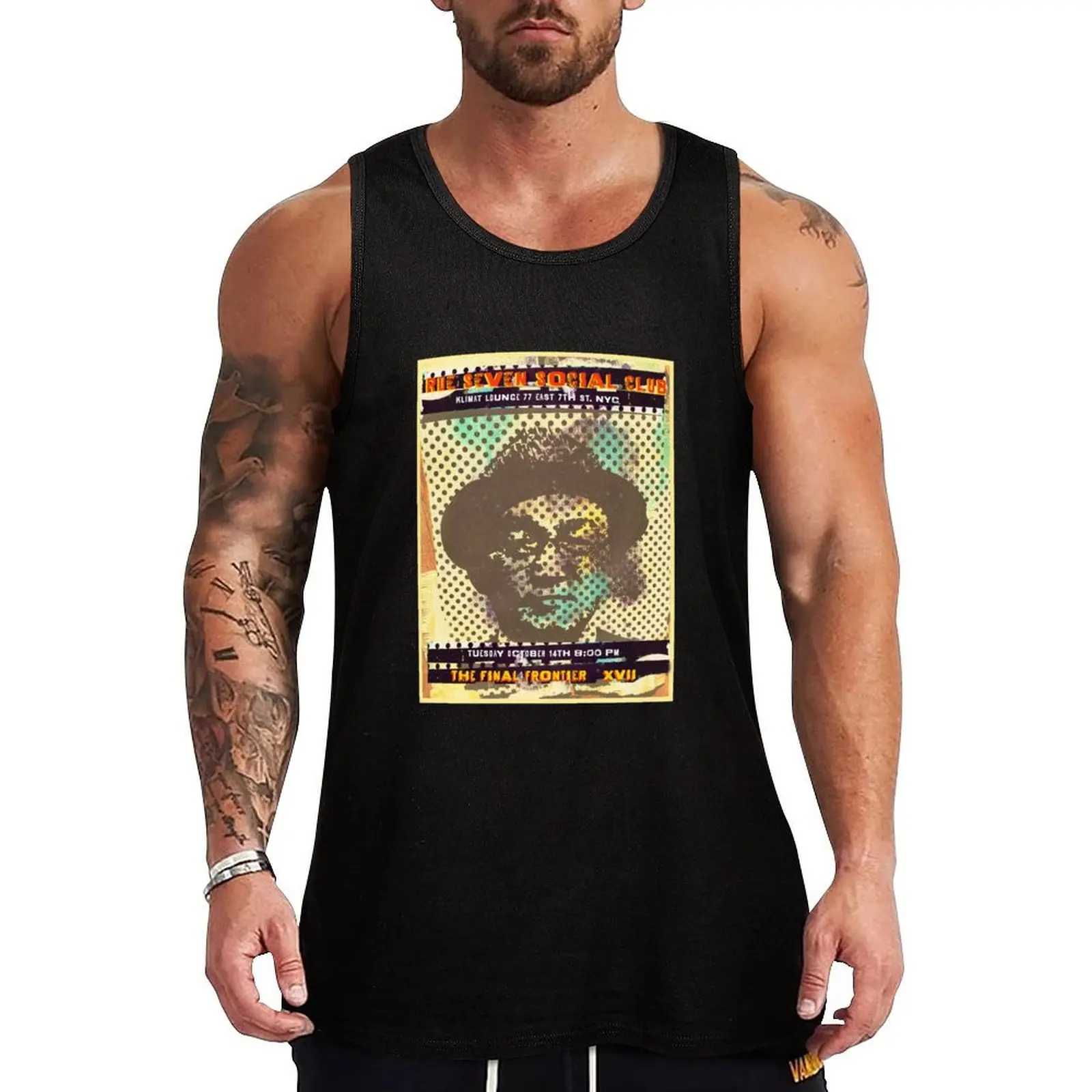 Rue Seven Social Club NYC Tank Top Lightweight Tank Top Breathable Quick Dry Sleeveless