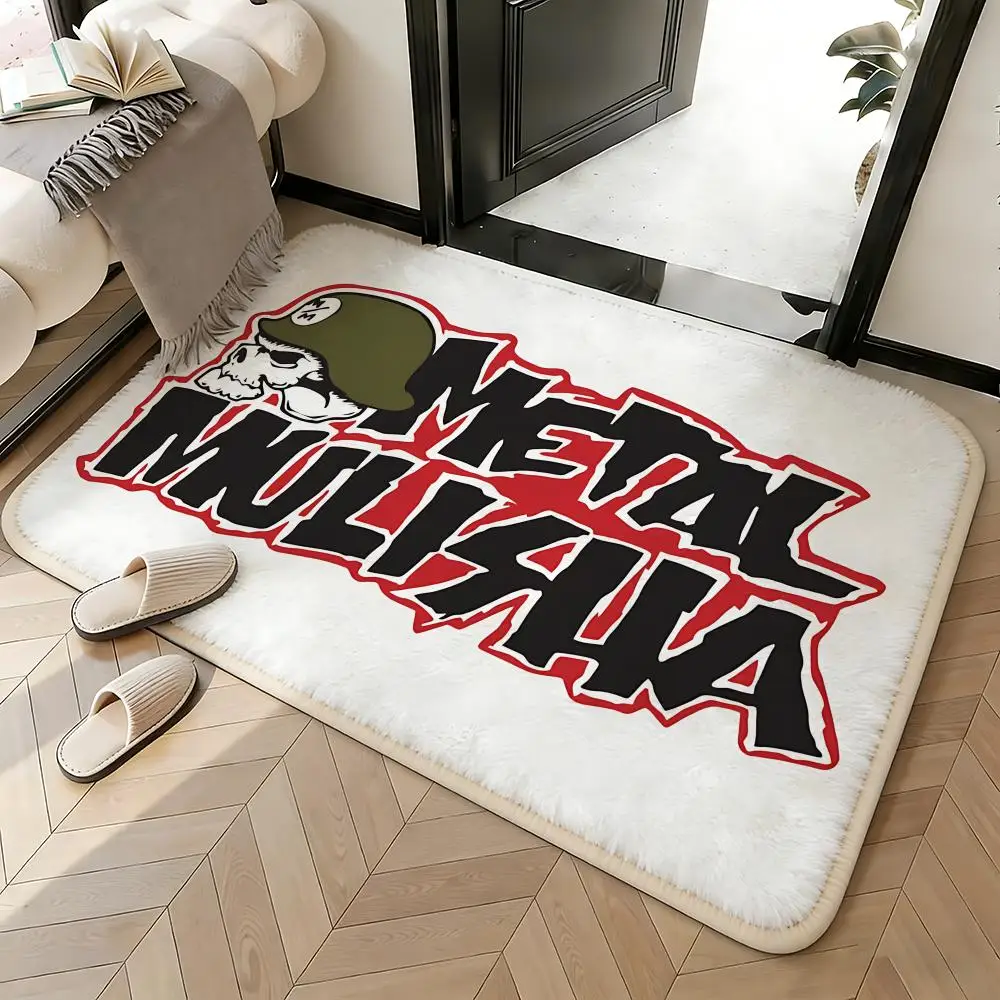Soft Absorbent Non-Slip Rug Brand Logo Metal Mulisha Floor Mat Home Decor Doormat Bedroom Floor Mat Shower Carpet