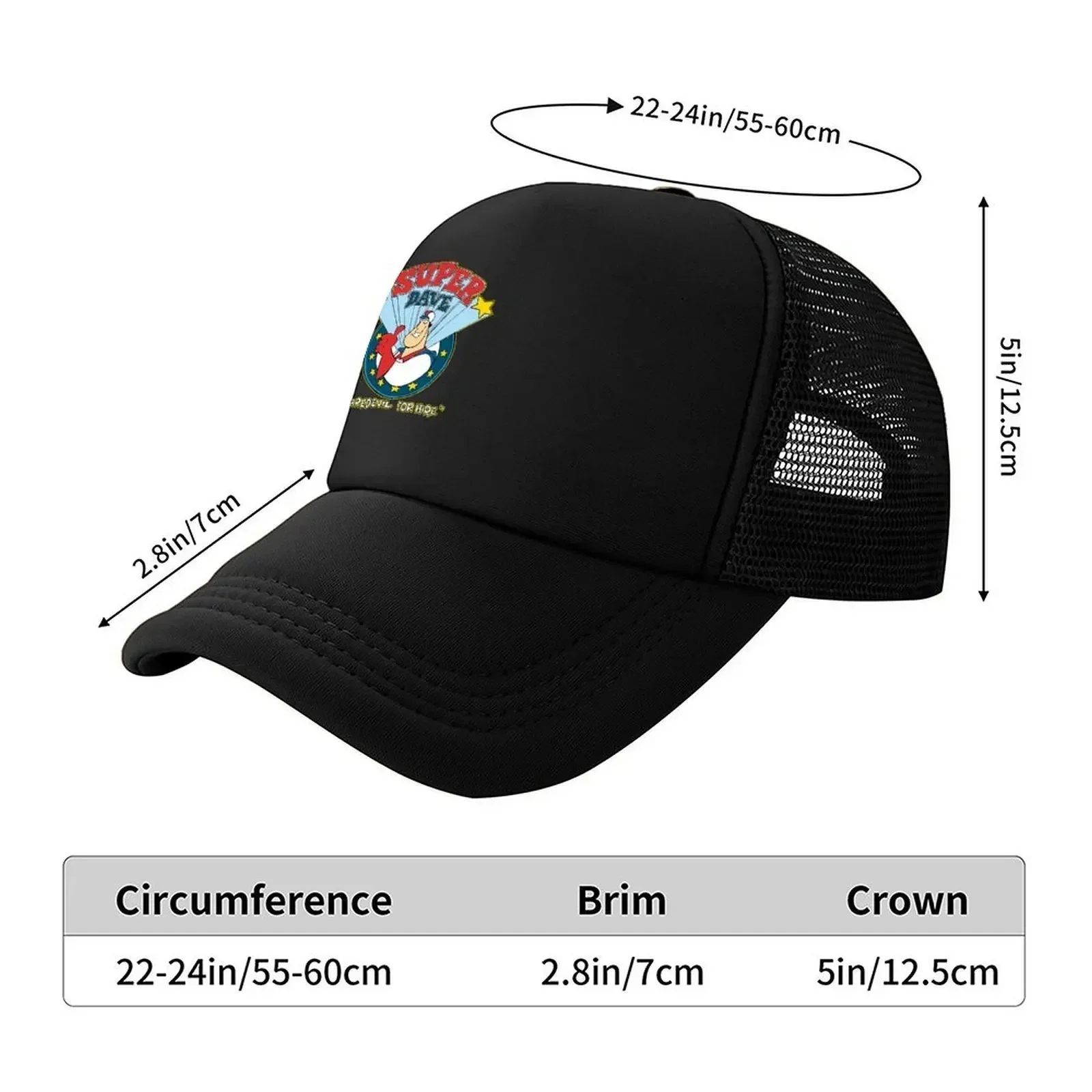 New Birthday Gift Super Dave Osborne Retro Wave Baseball Cap Christmas Hat hats for men Wild Ball Hat Luxury Hat Caps Male Women
