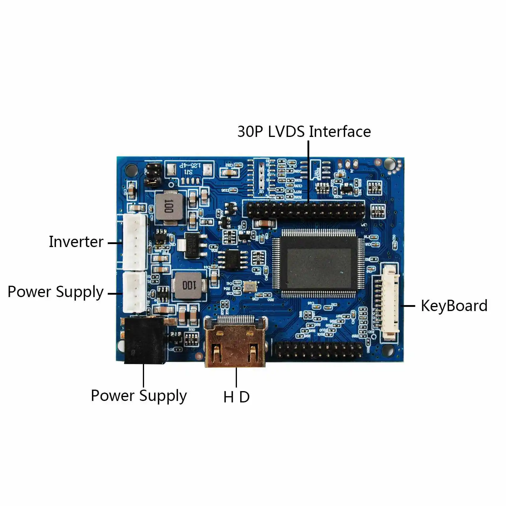 Imagem -05 - Hd-mi Lcd Placa de Controlador 10.4 Vs104t004a 1024x768 Lcd Substituir G104xvn01.0 Painel Lcd