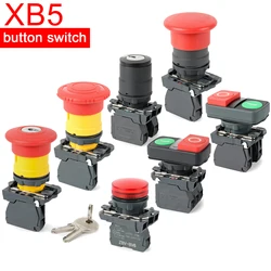 XB5 AG21 XB5-AG33 Emergency Stop Key Button Push Switch 22mm AS142 AC31 AC41 AC42 AG33 AL8425 AW8465 AT42 AC21 AC31 AC51 AS442