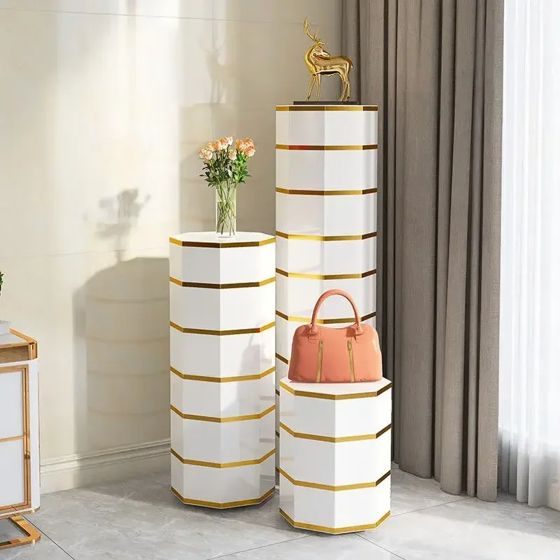 Rotating disinfection shoe cabinet Bedroom outdoor vertical multi-layer entrance shoe cabinet Corner room high-rise shoe rack