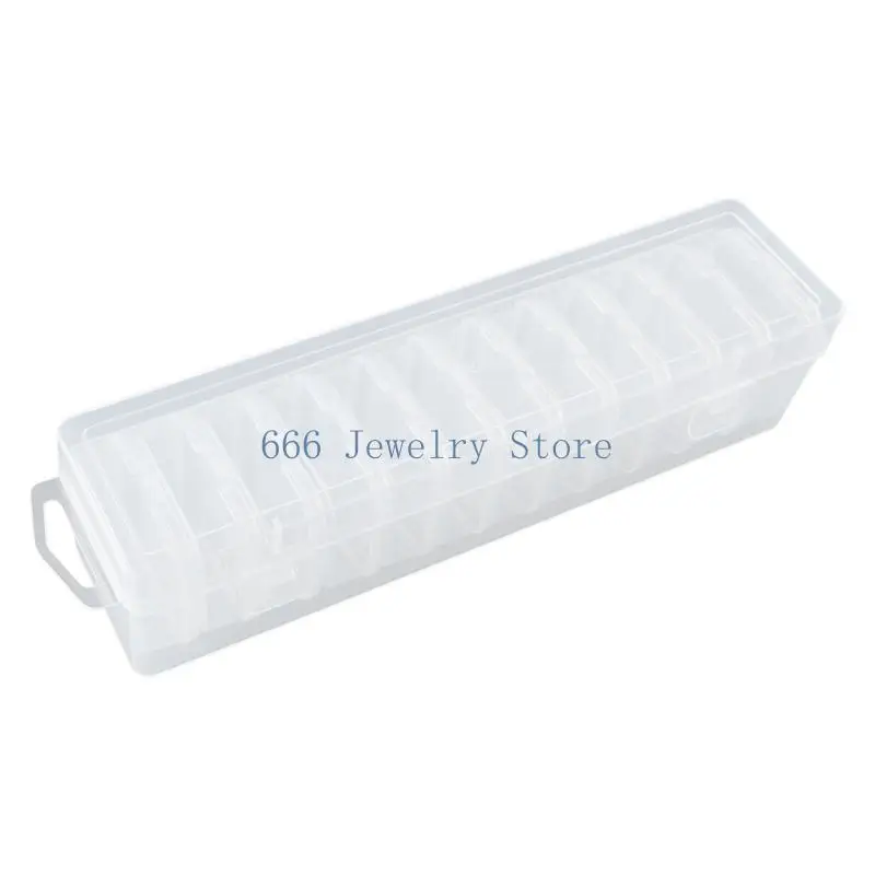 F2TD Protective Box for Store and Display Earplugs Rings Handicrafts Storage Case