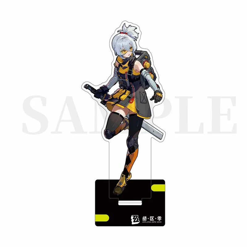 Zenless Zone Zero Anime Figure Nicole Demara Billy The Kid Men Key Chain for Women Creative Figure Acrylic Keyring Pendant Gift