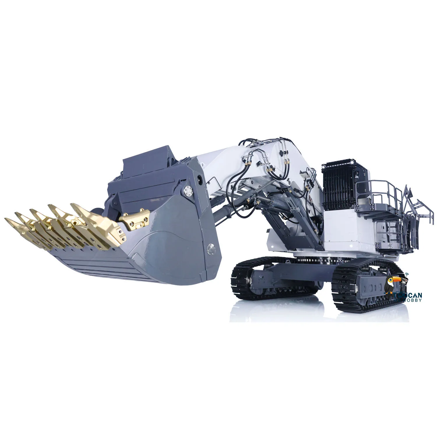 Toys LESU 1/14 Heavy Duty RC Hydraulic Excavator AOUE 9150 Metal Radio Control Digger Construction Truck Vehicles THZH1543