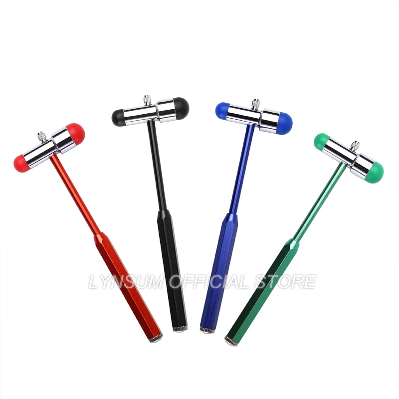 Classic Neurological Knee Hammer Percussor Diagnostic Reflex Patella Percussion Leg Body Nerve Test Massage Buck Hammer Tool