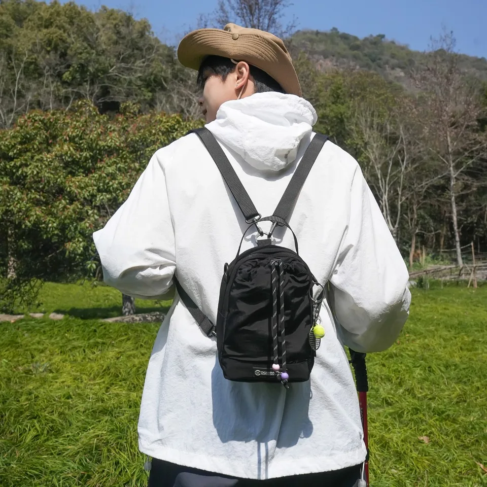 Camping Backpack, Women's Cross-Body Bag, Outdoor Sports Cycling Water Bottle Bag, Mobile Phone Bag, Lightweight for Commuting